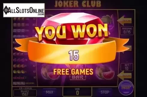Free Games screen