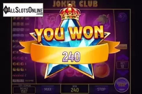 Win Free Games screen