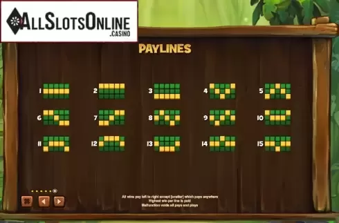 Screen8. Jungle trouble from Playtech