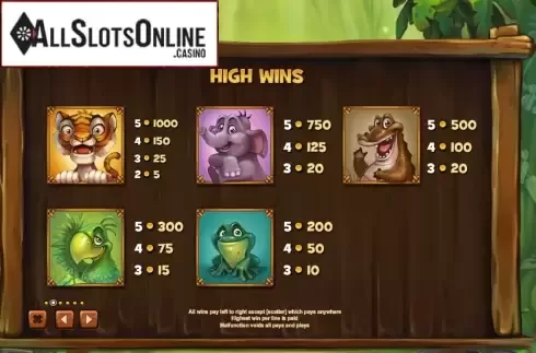 Screen7. Jungle trouble from Playtech