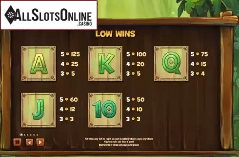 Screen6. Jungle trouble from Playtech