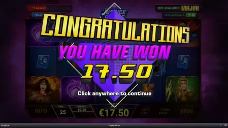 Justice League Comic slot screenshot 6