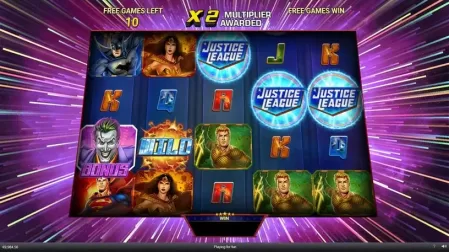 Justice League Comic slot screenshot 7