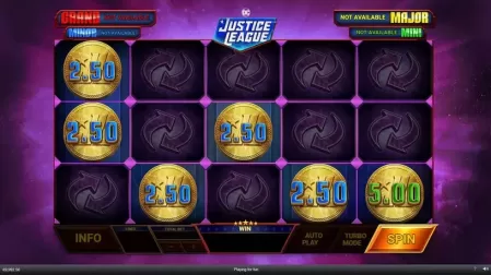 Justice League Comic slot screenshot 5