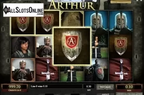 Win screen. King Arthur (Tom Horn Gaming) from Tom Horn Gaming