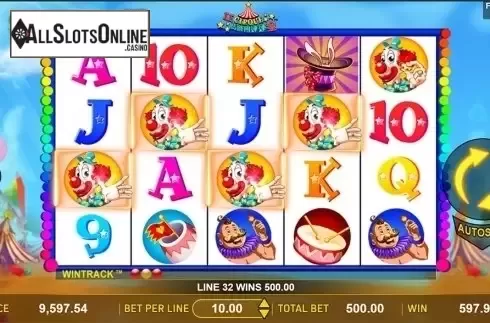 Win screen 2. Le Cirque from Aspect Gaming