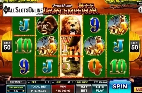 Game workflow 2. Lion Emperor SA from Spadegaming