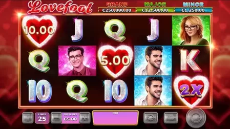 Lovefool slot screenshot 2