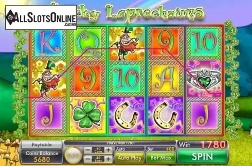 Win Screen 3. Lucky Leprechauns from Genii