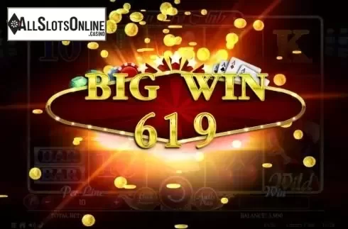 Big win screen