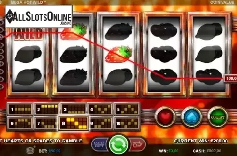 Win screen 1. Mega Hot Wild from Betsson Group