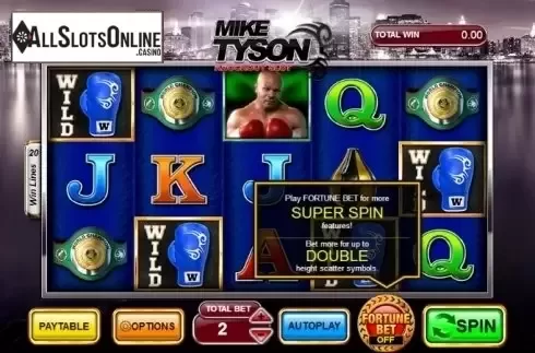 Screen 2. Mike Tyson Knockout from Inspired Gaming