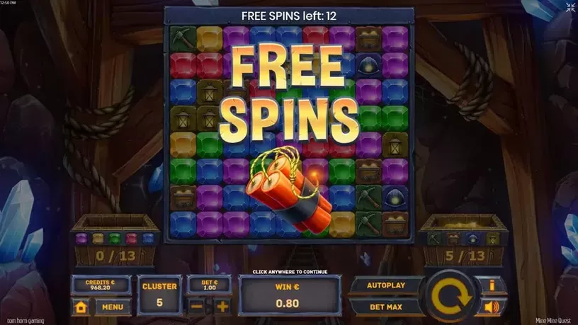 Mine Mine Quest slot screenshot 4