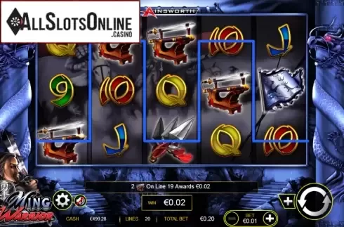 Screen 3. Ming Warrior from Ainsworth