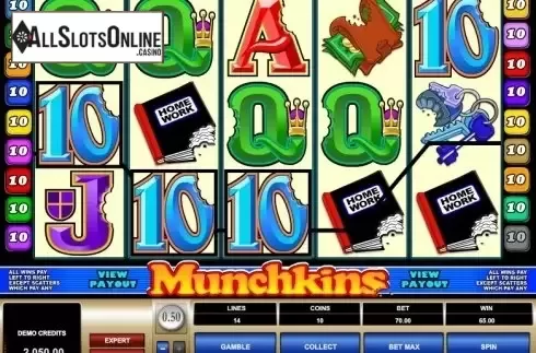 Screen 3. Munchkins from Microgaming
