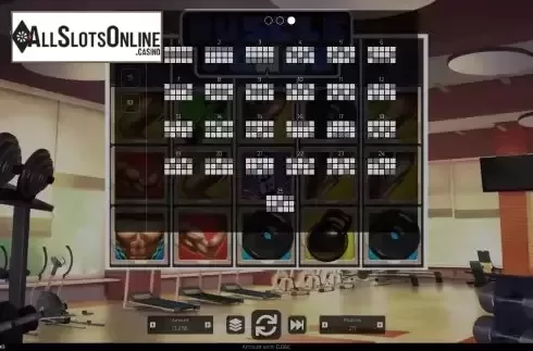 Paylines screen