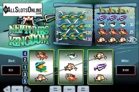 Win Screen. Neptunes Kingdom (Playtech) from Playtech