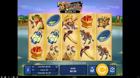 Pay Dirt! slot screenshot 1