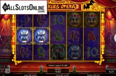 Win Screen. Peking Opera from Nektan