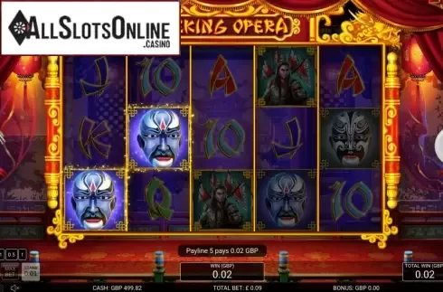 Win Screen. Peking Opera from Nektan