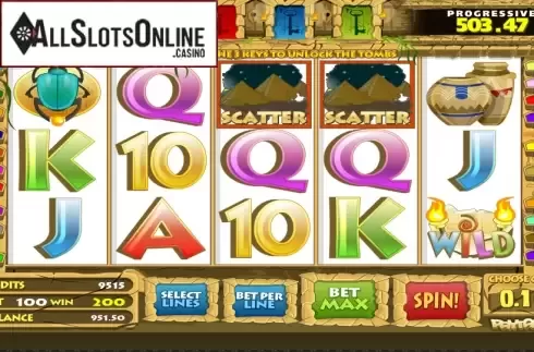 Scatter. Pharaoh King from Betsoft