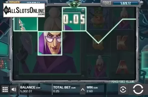 Screen 4. Power Force Villains from Push Gaming