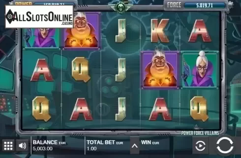 Screen 1. Power Force Villains from Push Gaming