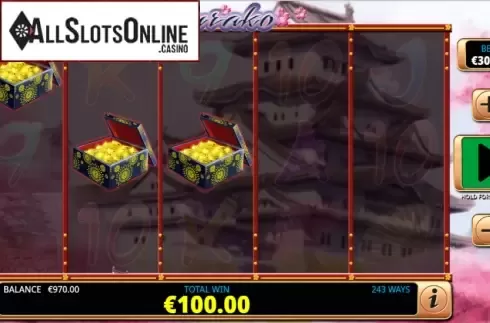 Win Screen. Sakurako from Gamefish Global