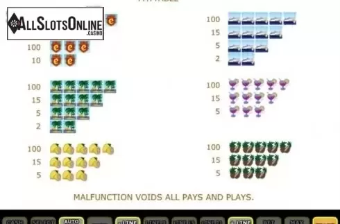 Paylines. Slot-o-pol from Novomatic