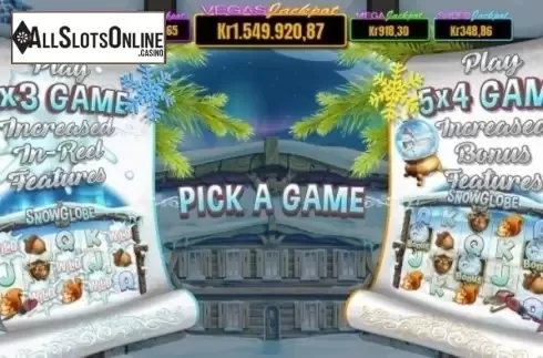 Pick a Game Screen. Snow Globe from Blueprint