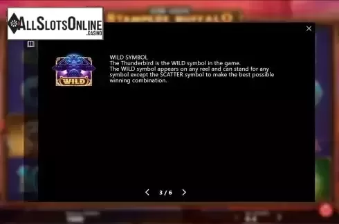 Wild symbol screen