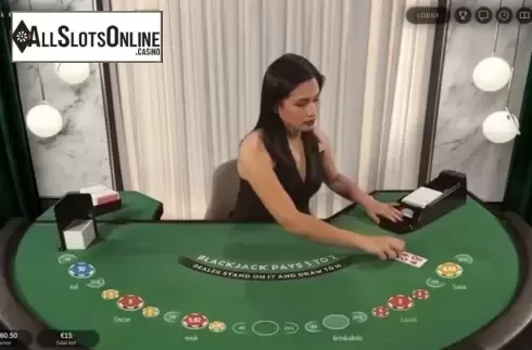 Game Screen 1. Standard Blackjack (NetEnt) from NetEnt