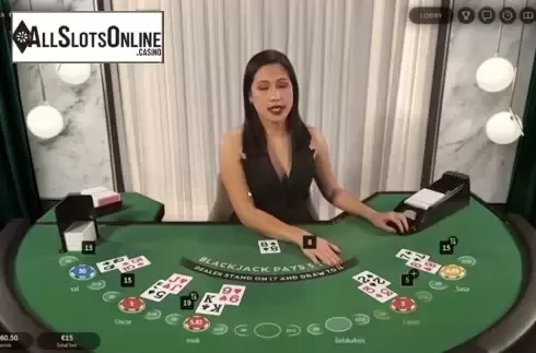 Game Screen 2. Standard Blackjack (NetEnt) from NetEnt