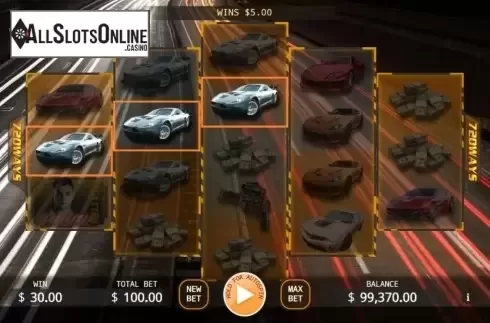 Win Screen 2. Street Racing from KA Gaming