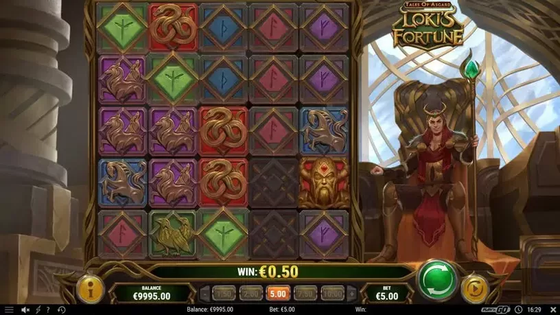 Tales of Asgard: Loki's Fortune slot screenshot 1