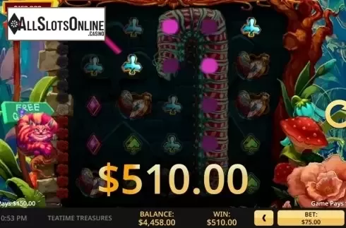 Win Screen 3. Teatime Treasures from High 5 Games