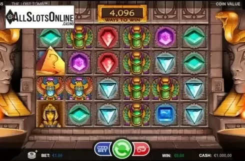 Reel Screen. The Lost Tomb from Games Inc