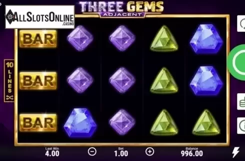 Reel Screen. Three Gems from Booongo