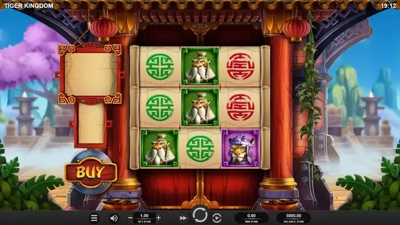 Tiger Kingdom Infinity Reels slot screenshot 1