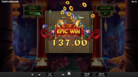 Tiger Kingdom Infinity Reels slot screenshot 7