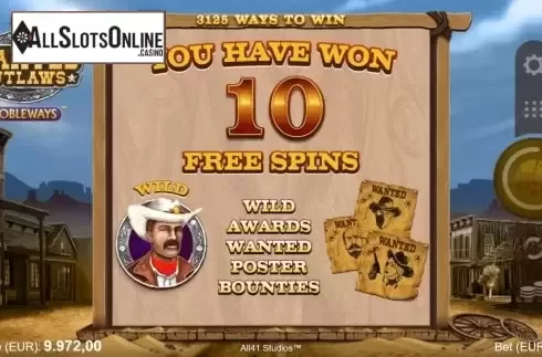 Screen4. Wanted Outlaws from All41 Studios