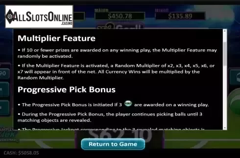 Multiplier screen