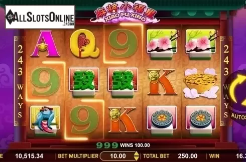 Win screen 2. Xiao Fu Xing from Aspect Gaming