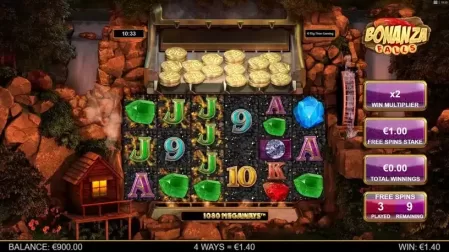 Bonanza Falls slot screenshot 3
