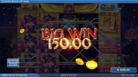 Book of Sam slot screenshot 8