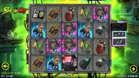 Breakout slot screenshot 3