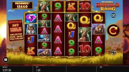 Buffalo Rising slot screenshot 1
