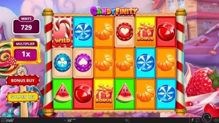 Candyfinity slot screenshot 1