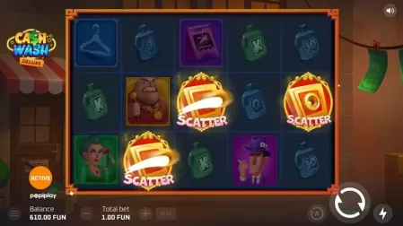 Cash Wash Deluxe slot screenshot 2