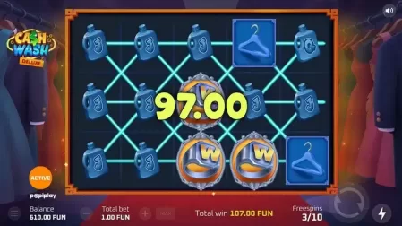 Cash Wash Deluxe slot screenshot 5